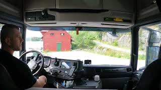 Small road on Fjell Norway area norway truckdriver scania truck subscribe trucking pov [upl. by Docila]