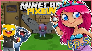 Pixelmon With Squid amp Ash Ep5 Butterfreeeeeee   Minecraft Lets Play  Amy Lee33 [upl. by Adeehsar]