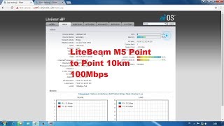 LiteBeam M5 Point to Point 10km 100Mbps [upl. by Aihsyn]