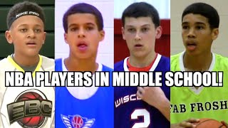 NBA PLAYERS IN MIDDLE SCHOOL Jayson Tatum Banchero and MORE [upl. by Anaeda120]