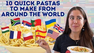 10 Ideas For Your Next Pasta Night From Around the World [upl. by Nalad]