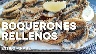 Boquerones Rellenos estilo Árabe  Receta Rápida 🐟 [upl. by Gerrard]