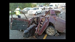 Fatal Car Accidents Caught on Camera 2017 [upl. by Tergram88]