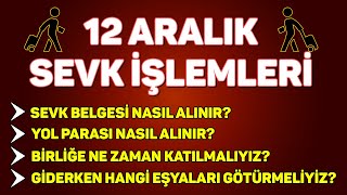 12 Aralıkta Askere Gideceklerin Sevk İşlemleri [upl. by Neened982]