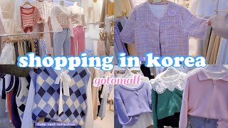 shopping in korea vlog 🇰🇷 gotomall colorful fashion haul 🛍️ underground shopping center [upl. by Ditmore]