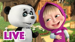 🔴 LIVE STREAM 🎬 Masha and the Bear 👯‍♂️ Partners in Pranks 🎉🤪 [upl. by Barret]