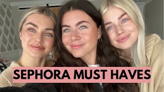 VLOGMAS SEPHORA MUST HAVES WITH THE ARNOLD SISTERS [upl. by Daniels]