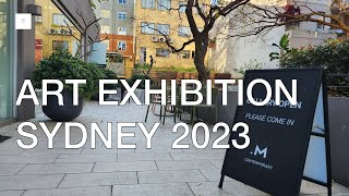 ART EXHIBITION IN SYDNEYAffordable art fair Art gallery show Sydney contemporary art 2023 ARTNYC [upl. by Nednil681]