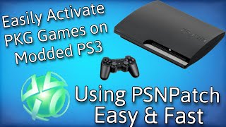 How To Easily Activate PKG Games on Modded PS3  Easy RAP File installation [upl. by Perusse271]