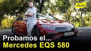 Mercedes EQS 580 el CLASE S 100 ELÉCTRICO Prueba  Test  Review en español  Autocasión [upl. by Adaval]