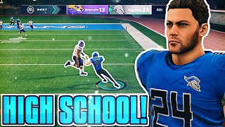 Creating the GOAT Player and Our First High School Game Face Of the Franchise 1  Madden 21 [upl. by Jagir310]