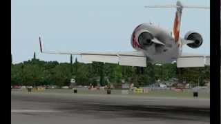 XPlane 10  CRJ200 [upl. by Idihc]