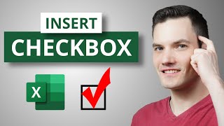 How to Insert Checkbox in Excel [upl. by Aserej]