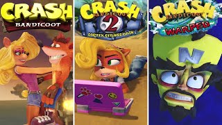 Crash Bandicoot N Sane Trilogy  Full Game Walkthrough All 3 Games [upl. by Radke51]