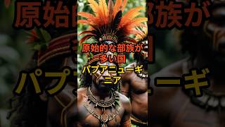 原始的な部族が多い国パプア・ニューギニア パプアニューギニア 国学 旅行 世界 国 怖い話 雑学 旅 海外旅行 海外 [upl. by Ahsaeit]