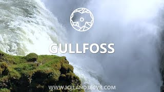 Gullfoss  Iceland 360 VR [upl. by Ltihcox]