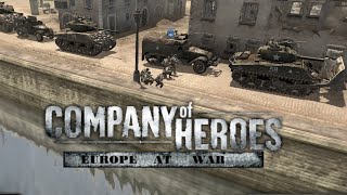 Company of Heroes Stopping Power of 76mm 1vs2 Expert Europe At War mod [upl. by Christabel776]