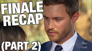 Broken Everything  The Bachelor Breakdown Peters Season Week 11 The Finale RECAP Part 2 [upl. by Millda]