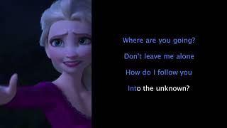 Idina Menzel AURORA  Into the Unknown Karaoke [upl. by Sille235]