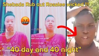 Shebada diss up rosalee wicked on live this morning 🤬 [upl. by Eynahpets]