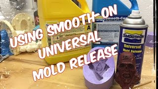 Using SmoothOn Universal Mold release [upl. by Nnylasor394]