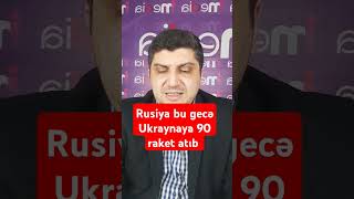 Rusiya bu gecə Ukraynaya 90 raket atıb  Putin [upl. by Margalit827]