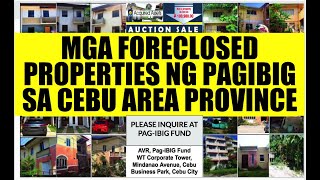 MOSTLY UNOCCUPIED PagIBIG FORECLOSED PROPERTIES WITH PHOTOS WITHIN METRO CEBU and CEBU PROVINCE [upl. by Suilienroc44]