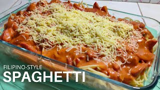 FILIPINOSTYLE SPAGHETTI English sub [upl. by Hiasi]