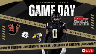 LIVE Jonesboro Football vs Sheridan [upl. by Atiuqaj]