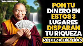 3 Lugares en tu Casa que Disparan tu Riqueza si Pones Dinero en Ellos  Enseñanzas Budistas [upl. by Sherrill237]