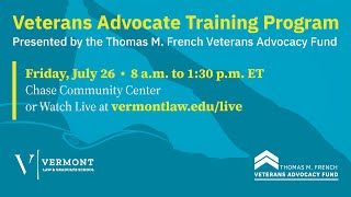 Veterans Advocate Training Program [upl. by Nehtanhoj]