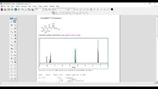 How to predict 1H and 13C NMR of compound Using ChemDrawChemical Science Teaching [upl. by Rori]