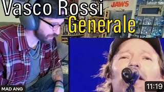 METALHEAD REACTS Vasco Rossi  Generale  live HD [upl. by Nod]