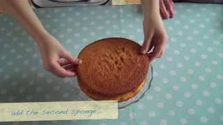 gluten free Victoria sponge cake [upl. by Neilla]