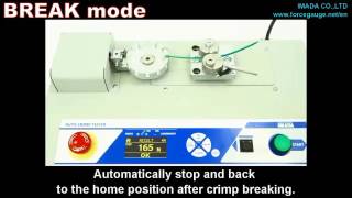 Automatic Crimp Tester ACT 1000N Test Mode IMADA Make Bhagwati Hardware [upl. by Millburn945]