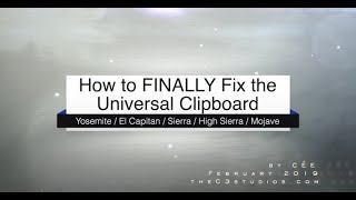 SOLVED Universal Clipboard Not Working  READ DESCRIPTION Still Works 2021 on macOS 11 and below [upl. by Sitoiganap]