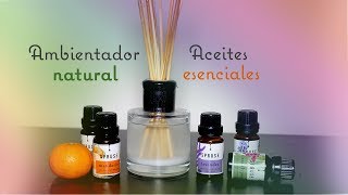 Ambientador con Aceites Esenciales 100 Natural  de larga duracion [upl. by Akimas]