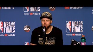 Stephen Curry Postgame Interview  NBA Finals Game 4 [upl. by Threlkeld]