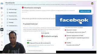 Monetización restringida  LA RAZON POR LA QUE HAY QUE TENER VARIAS PAGINAS EN FACEBOOK [upl. by Airamalegna142]