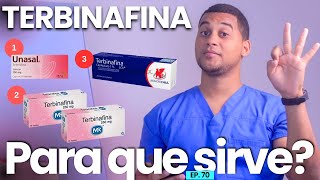 TERBINAFINA PARA QUE SIRVE  3 COSAS  MEDICAMENTOS [upl. by Aisnetroh802]