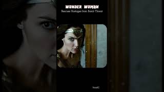 Wonder Woman Rescues Hostages from Bomb Threat wonderwoman justiceleague darkseid henrycavil [upl. by Crist274]