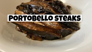 Sautéed portobello steaks  Portobello Mushroom Recipes [upl. by Yllac282]