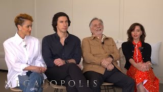 Megalopolis Cast amp Crew Interview Compilation • Adam Driver Giancarlo Esposito Aubrey Plaza amp More [upl. by Fernyak797]