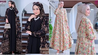 REKOMENDASI MODEL BAJU GAMIS SET HIJAB HARI RAYA LEBARAN IDUL FITRI 2024 DAN KONDANGAN [upl. by Enogitna]