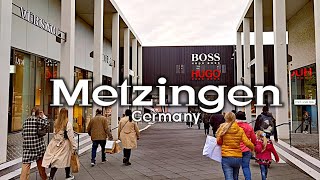 Metzingen Outlet City Germany travel guide  walk in the city  walking tour [upl. by Ardnohsal925]