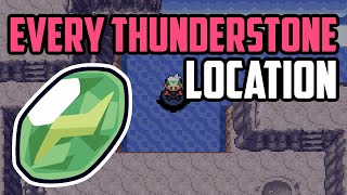 Where to Find Thunderstones All Methods  Pokémon Emerald [upl. by Barvick]