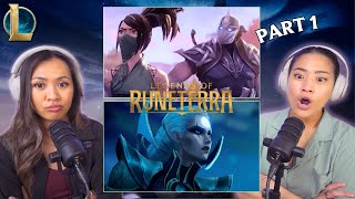 FIRST TIME REACTING to All the Tales of Runeterra PART 1  Reaction amp Review [upl. by Campagna227]