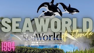 RETRO  SeaWorld of Florida  Orlando  Shamu  1994 [upl. by Yrellam530]