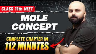 MOLE CONCEPT in 111 Minutes  Full Chapter For NEET  PhysicsWallah [upl. by Alrahc]