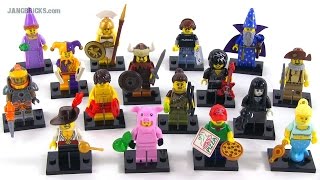 LEGO Series 12 Collectible Minifigures  ALL 16 reviewed [upl. by Akinehc285]